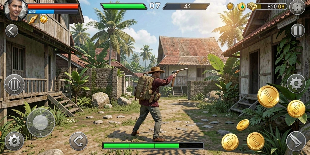 Tangkapan layar memperlihatkan level baru yang menantang.