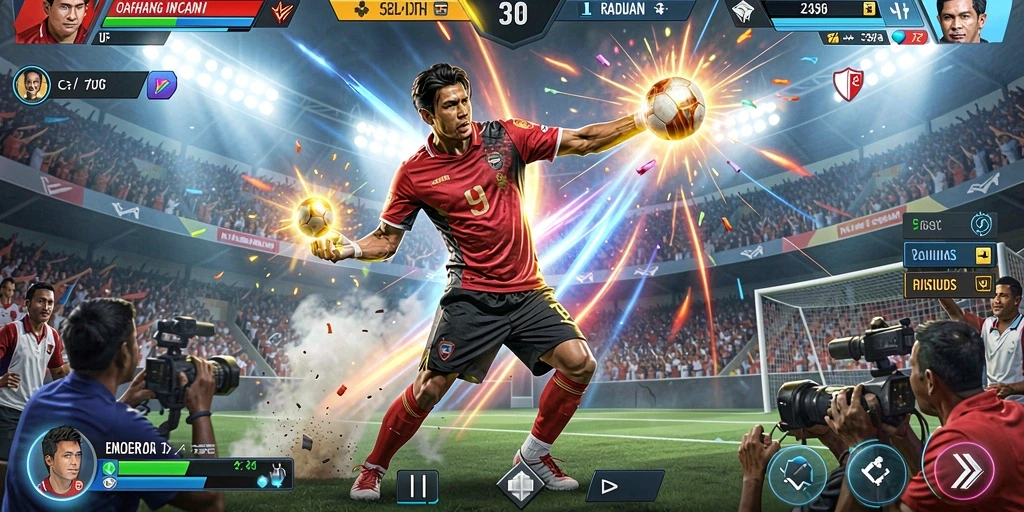 Fitur interaktif untuk bermain bersama teman-teman.