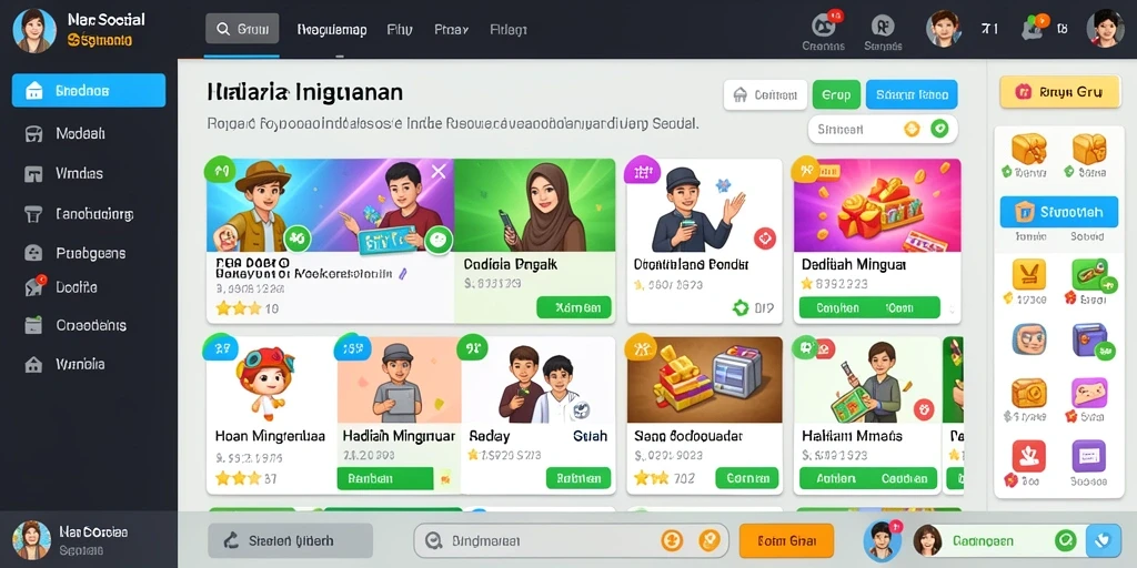 Sistem reward yang menguntungkan dan menarik.