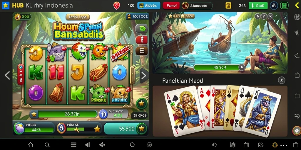 Fitur multiplayer yang memungkinkan bermain bersama teman.