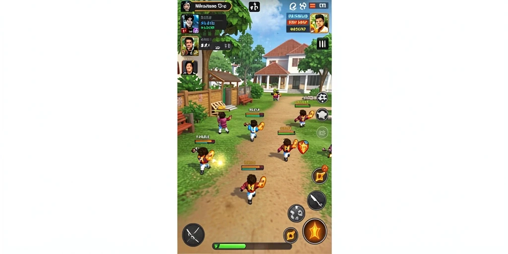 Fitur multiplayer yang memungkinkan bermain bersama teman.